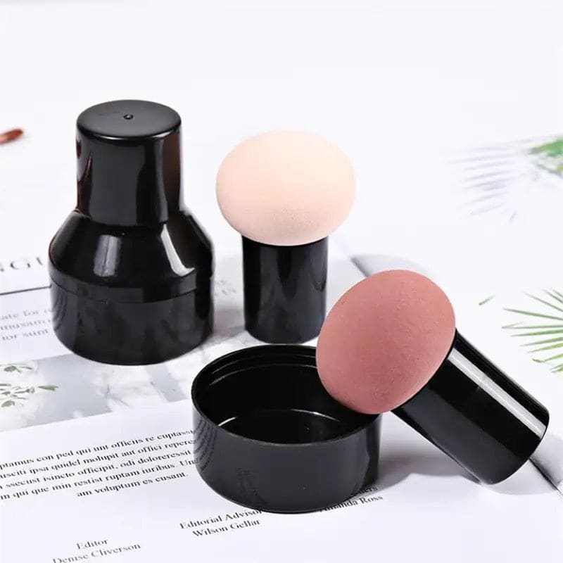 Mushroom Shape Makeup Blender, Cosmetic Foundation Puff, Makeup Powder Puff, Multifunction Dry & Wet Beauty Makeup Tool, Cosmetic Puff for Liquids Foundation, Facial Foundation Makeup Sponge Mushroom Shape Makeup Blender, Cosmetic Foundation Puff, Makeup Powder Puff, Multifunction Dry & Wet Beauty Makeup Tool, Cosmetic Puff for Liquids Foundation, Facial Foundation Makeup Sponge